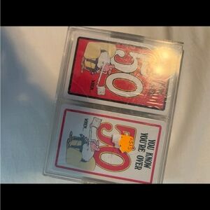 Vintage cards - humor Playing Cards Set